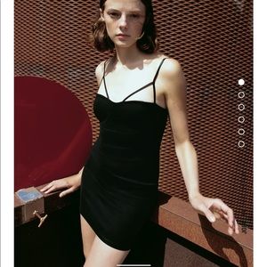 Fitted Mini Dress Zara